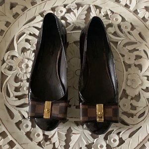 Louis Vuitton patent leather shoe